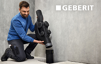 Geberit Silent-db20 Sovent SuperTube: Bespaar ruimte, tijd, geld én nog stiller